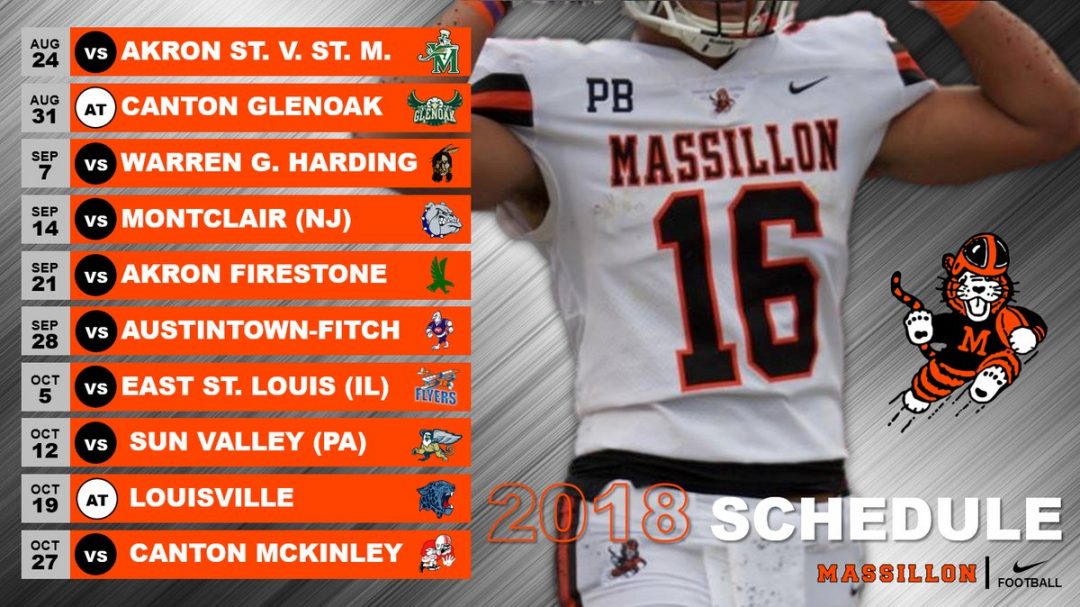 2018 Football Schedule Released