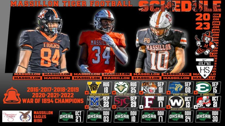 2023 Massillon Football Schedule Released - MassillonTigers.com